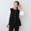 シューラルー/ドレスキップ(SHOO・LA・RUE/DRESKIP)のカットツイードペプラムジレ1