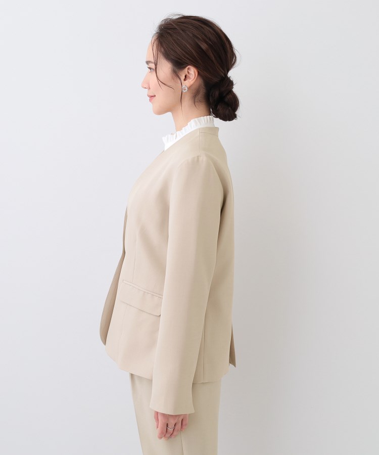 シューラルー/ドレスキップ(SHOO・LA・RUE/DRESKIP)の【S-LL/セットアップ可/通勤/セレモニー】ノーカラージャケット14