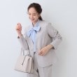 シューラルー/ドレスキップ(SHOO・LA・RUE/DRESKIP)の【S-LL/セットアップ可/通勤/セレモニー】ノーカラージャケット グレー(012)