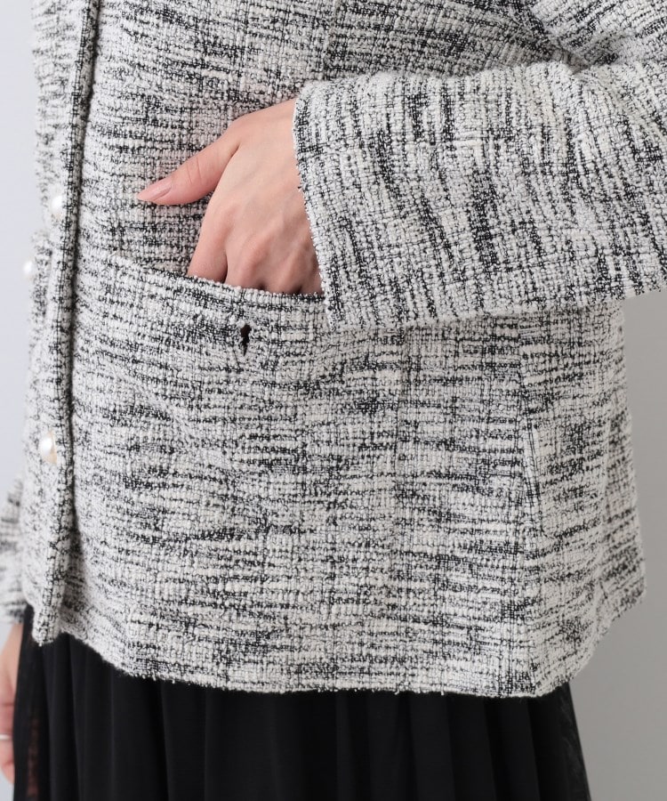 シューラルー/ドレスキップ(SHOO・LA・RUE/DRESKIP)のカットツイードジャケット15