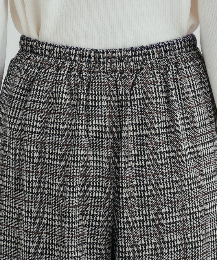 シューラルー/ドレスキップ(SHOO・LA・RUE/DRESKIP)の【S-LL】あったか裏起毛クロップドワイドパンツ17
