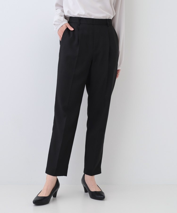 シューラルー/ドレスキップ(SHOO・LA・RUE/DRESKIP)の【洗える/S-LL/セットアップ可/通勤/セレモニー】洗濯後しわになりにくい テーパードパンツ6