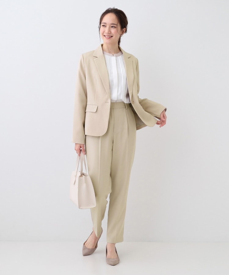 洗える】オフィスカジュアルにも モッツァレラストレッチ