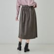 シューラルー/ドレスキップ(SHOO・LA・RUE/DRESKIP)の【S-LL】共布ベルト付き サイドプリーツ切り替えスカート2