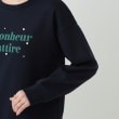シューラルー/ドレスキップ(SHOO・LA・RUE/DRESKIP)の【S-LL】フェイクパール付きロゴ裏起毛トップス17