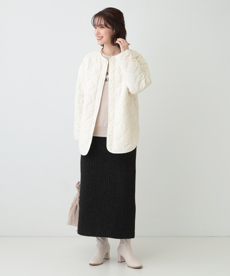 シューラルー/ドレスキップ(SHOO・LA・RUE/DRESKIP)の【S-LL/撥水】さっと羽織れる 大人が着たい キルトジャケット11
