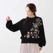 シューラルー/ドレスキップ(SHOO・LA・RUE/DRESKIP)の【S-LL】大人のエレガントな着こなしに ラメ刺繍ニット6