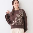シューラルー/ドレスキップ(SHOO・LA・RUE/DRESKIP)の【S-LL】大人のエレガントな着こなしに ラメ刺繍ニット ブラウン(043)