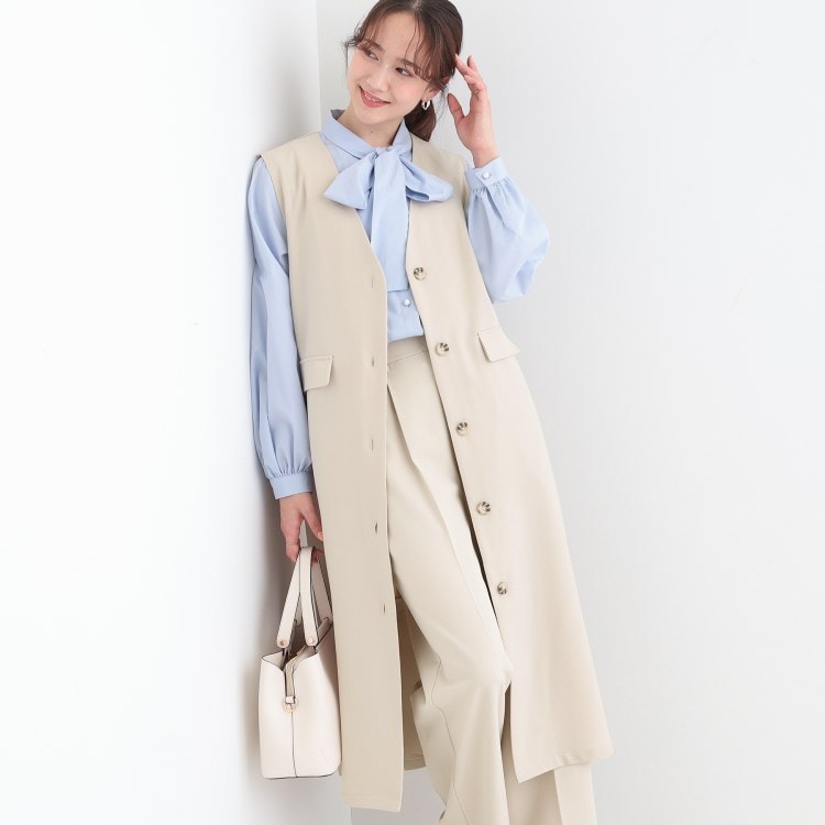 シューラルー/ドレスキップ(SHOO・LA・RUE/DRESKIP)の【S-LL/2WAY】ジャンドレにもなるロングジレ ベスト