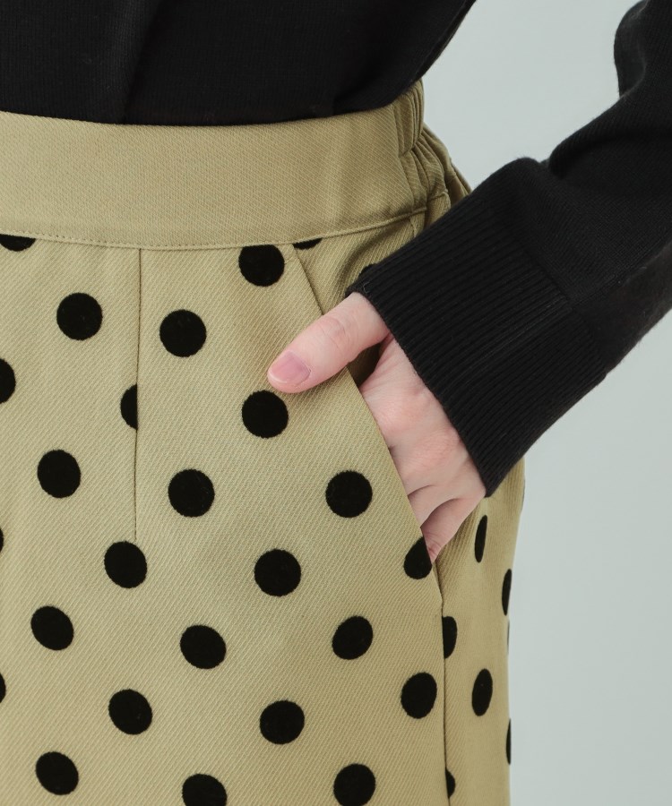 シューラルー/ドレスキップ(SHOO・LA・RUE/DRESKIP)の【S-LL】華やかさ引き立つ フロッキードット ナロースカート17