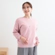 シューラルー/ドレスキップ(SHOO・LA・RUE/DRESKIP)の【洗える/S-LL】大人上品 お袖パール調ボタン付き ボートネックニット1