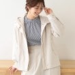 シューラルー/ドレスキップ(SHOO・LA・RUE/DRESKIP)の【S-LL/防花粉/撥水】かわいいもかっこいいも叶える 欲張りマウンテンパーカ アイボリー(004)
