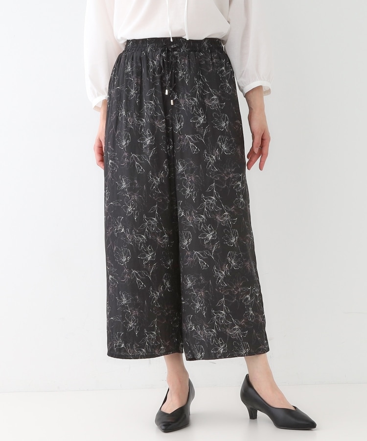 シューラルー/ドレスキップ(SHOO・LA・RUE/DRESKIP)の【S-LL/着丈選べる】 マットサテンワイドパンツ11