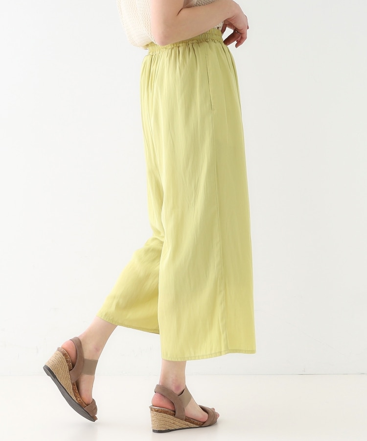 シューラルー/ドレスキップ(SHOO・LA・RUE/DRESKIP)の【S-LL/着丈選べる】 マットサテンワイドパンツ40
