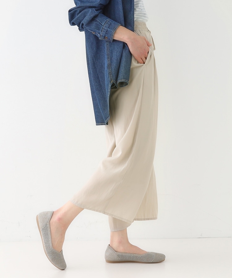 シューラルー/ドレスキップ(SHOO・LA・RUE/DRESKIP)の【S-LL/着丈選べる】 マットサテンワイドパンツ26