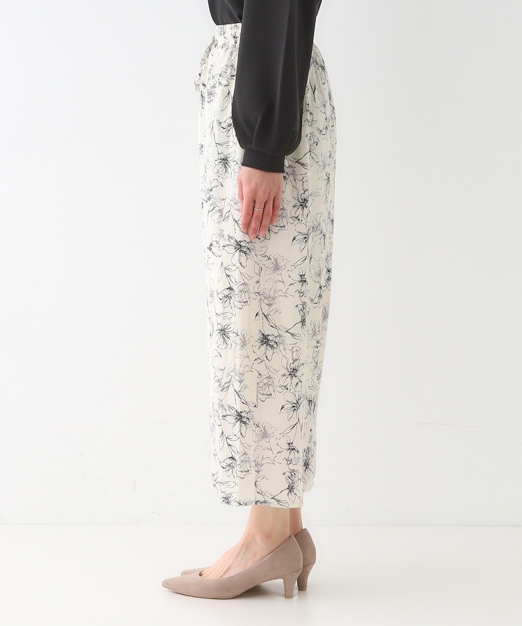 シューラルー/ドレスキップ(SHOO・LA・RUE/DRESKIP)の【S-LL/着丈選べる】 マットサテンワイドパンツ46