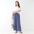 シューラルー/ドレスキップ(SHOO・LA・RUE/DRESKIP)の【S-LL/着丈選べる】 マットサテンワイドパンツ31