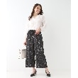 シューラルー/ドレスキップ(SHOO・LA・RUE/DRESKIP)の【S-LL/着丈選べる】 マットサテンワイドパンツ13