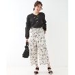 シューラルー/ドレスキップ(SHOO・LA・RUE/DRESKIP)の【S-LL/着丈選べる】 マットサテンワイドパンツ20