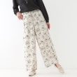 シューラルー/ドレスキップ(SHOO・LA・RUE/DRESKIP)の【S-LL/着丈選べる】 マットサテンワイドパンツ アイボリー(704)