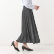 シューラルー/ドレスキップ(SHOO・LA・RUE/DRESKIP)の歩くたび揺れる サテンプリーツスカート2