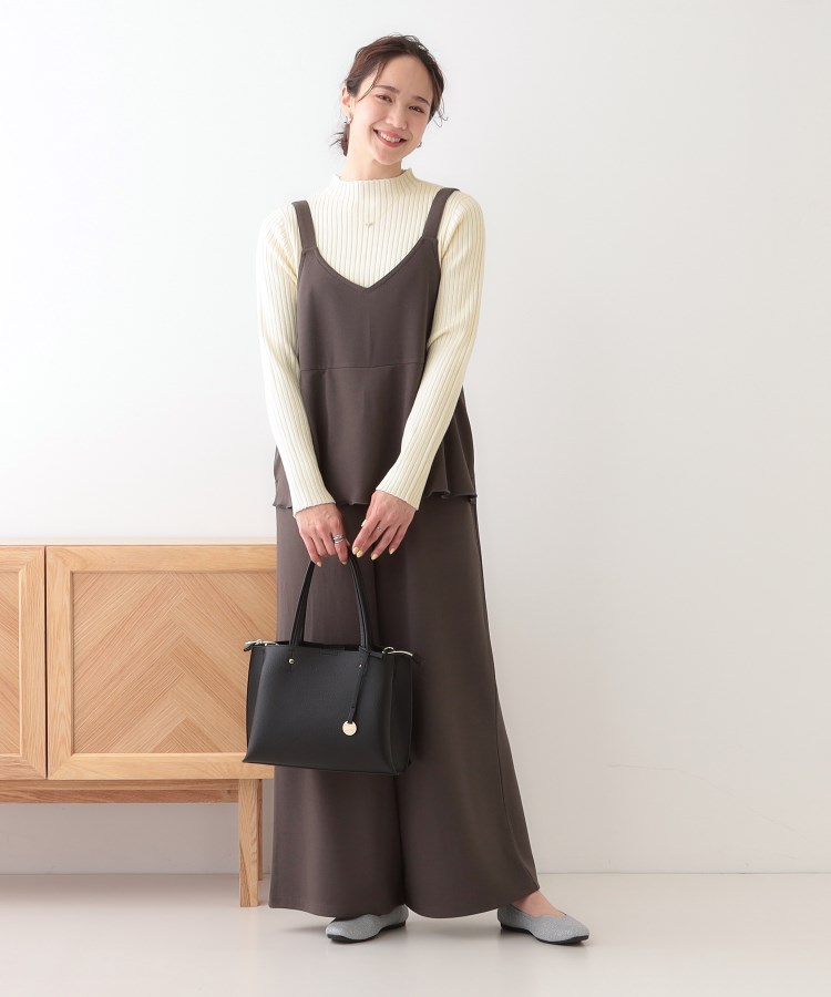 シューラルー/ドレスキップ(SHOO・LA・RUE/DRESKIP)の【洗える/S-LL】一枚でもインナーでも プチハイネック リブニット3