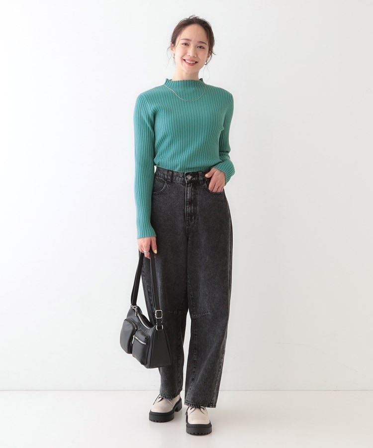 シューラルー/ドレスキップ(SHOO・LA・RUE/DRESKIP)の【洗える/S-LL】一枚でもインナーでも プチハイネック リブニット15
