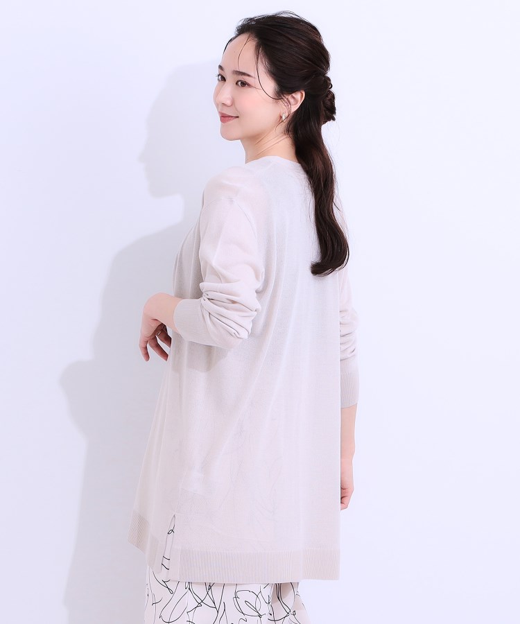 シューラルー/ドレスキップ(SHOO・LA・RUE/DRESKIP)の【洗える/ひんやり】体型カバーにも トッパー ロングカーディガン6