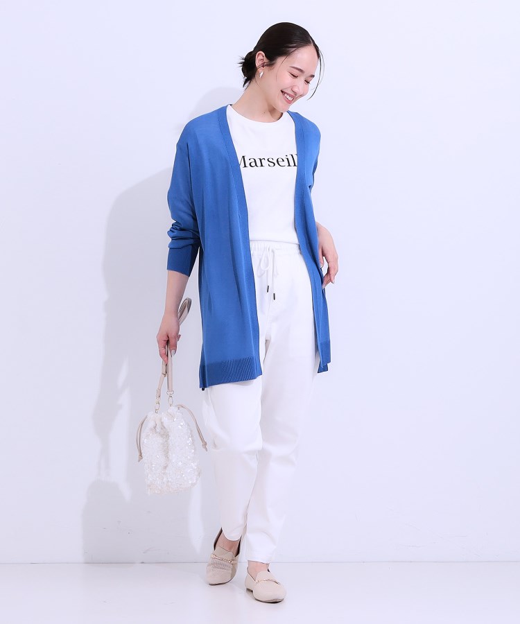 シューラルー/ドレスキップ(SHOO・LA・RUE/DRESKIP)の【洗える/ひんやり】体型カバーにも トッパー ロングカーディガン11