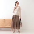 シューラルー/ドレスキップ(SHOO・LA・RUE/DRESKIP)の【洗える/S-LL】ビジューボタンで華やかさをプラスする きれいめニットカーディガン【CIRCRIC】15
