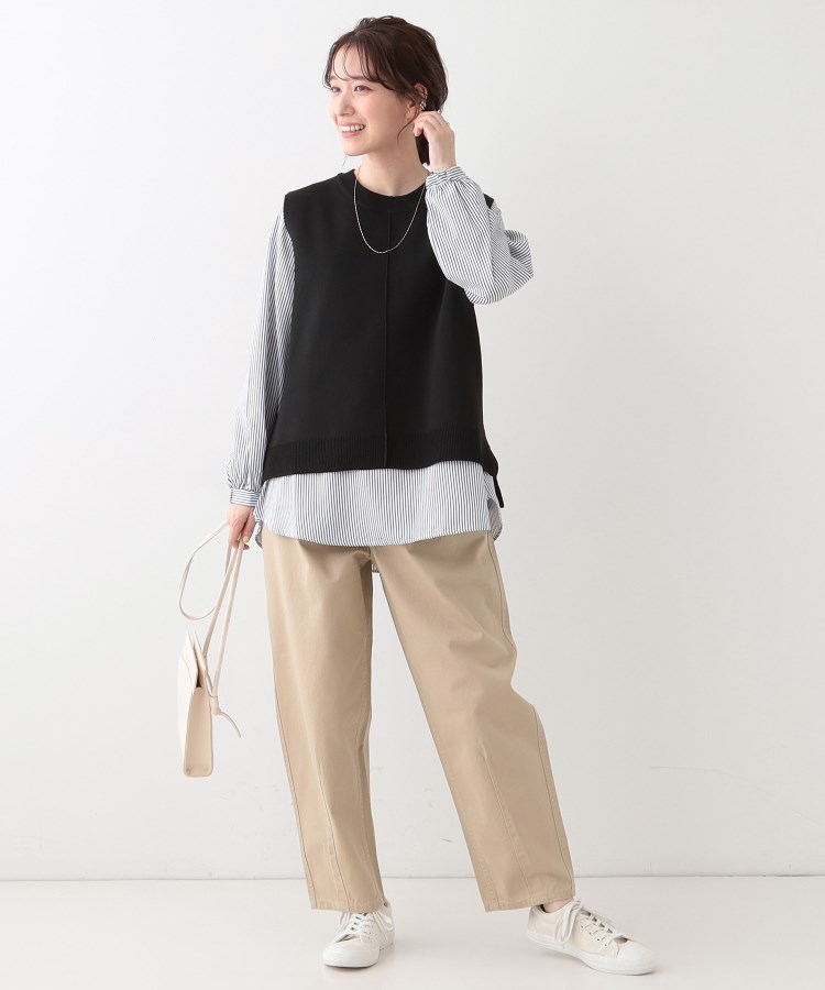 シューラルー/ドレスキップ(SHOO・LA・RUE/DRESKIP)の【S-LL/2点セット】着回し自在 ニットベスト＋フレアブラウス11