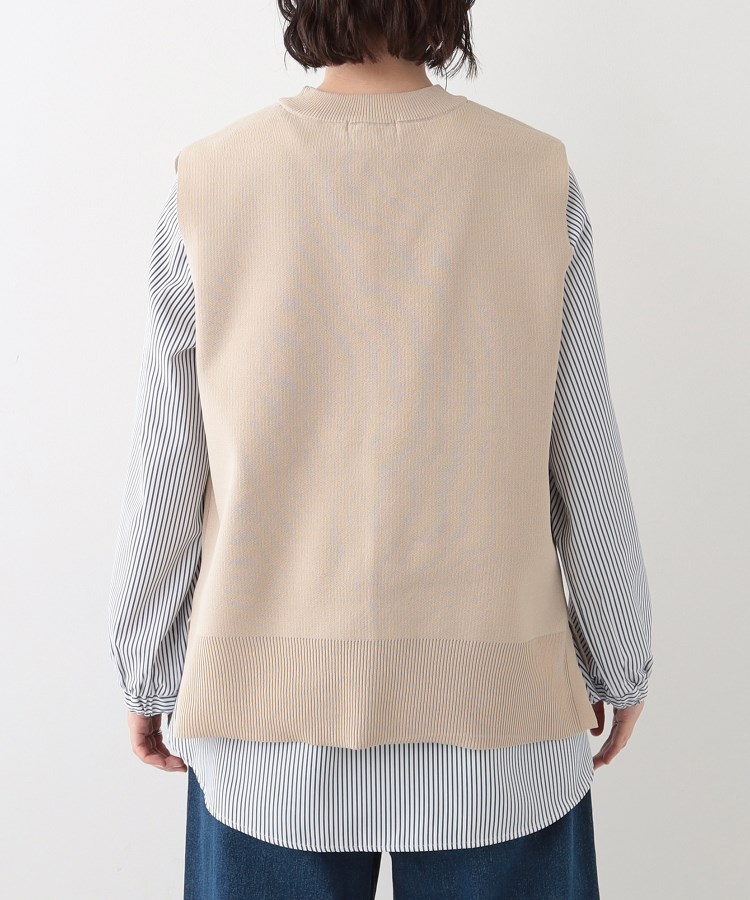 シューラルー/ドレスキップ(SHOO・LA・RUE/DRESKIP)の【S-LL/2点セット】着回し自在 ニットベスト＋フレアブラウス35