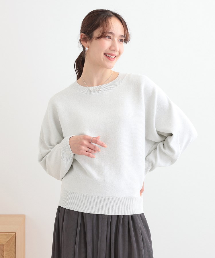 S-LL】さりげないキラッと感。ラメドルマンニット(ニット S-LL】さりげないキラッと感。ラメドルマンニット(ニット