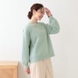 シューラルー/ドレスキップ(SHOO・LA・RUE/DRESKIP)の【S-LL】大人なロゴ刺繡が魅力 裏起毛トップス13