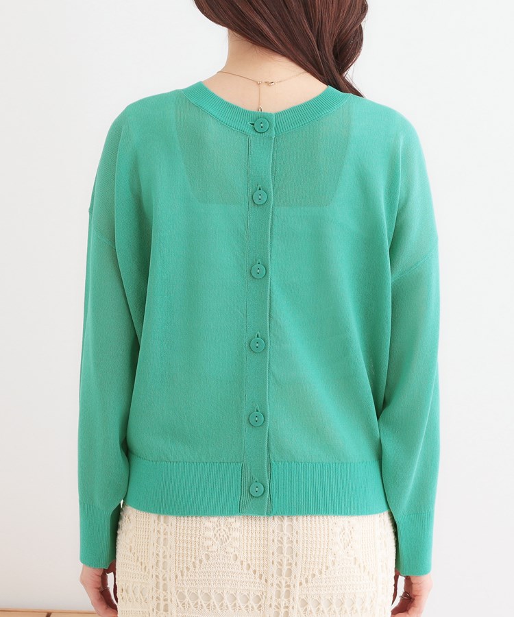 シューラルー/ドレスキップ(SHOO・LA・RUE/DRESKIP)の【洗える/前後2WAY】 着こなしいろいろ 上品なシアーカーディガン29