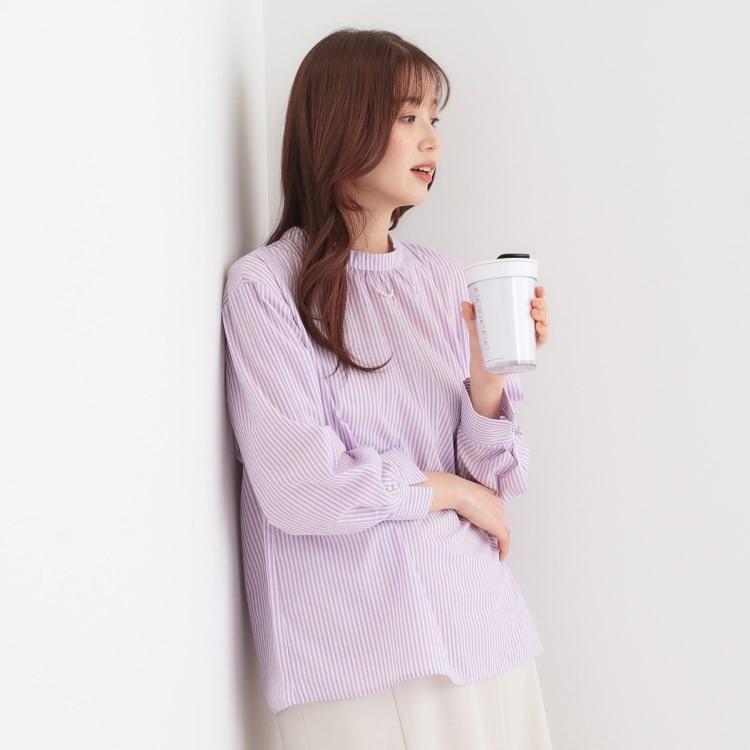 シューラルー/ドレスキップ(SHOO・LA・RUE/DRESKIP)の【洗える】洗濯後しわになにりくい お袖タックブラウス シャツ・ブラウス
