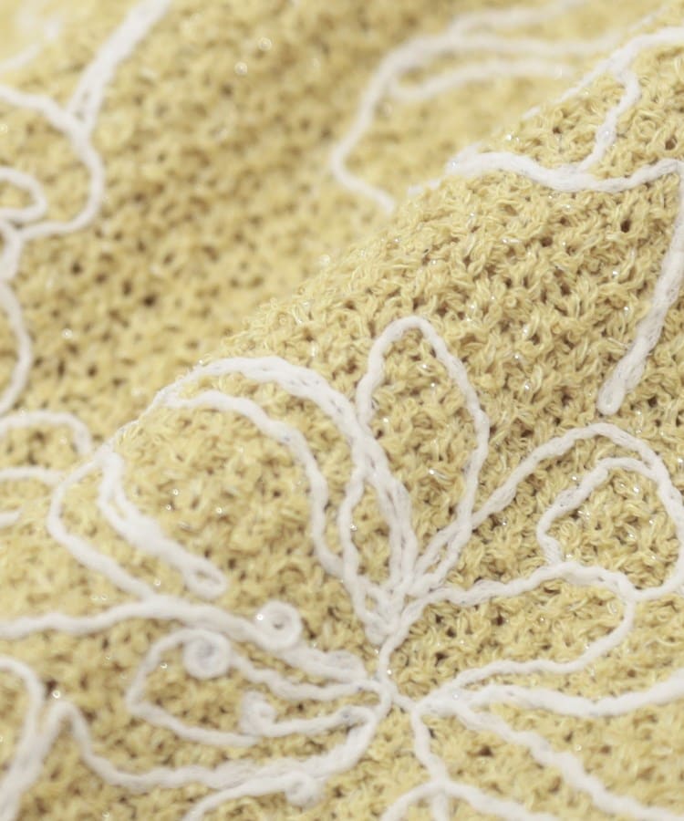 シューラルー/ドレスキップ(SHOO・LA・RUE/DRESKIP)の【S-LL】花柄刺繍ブークレニット8