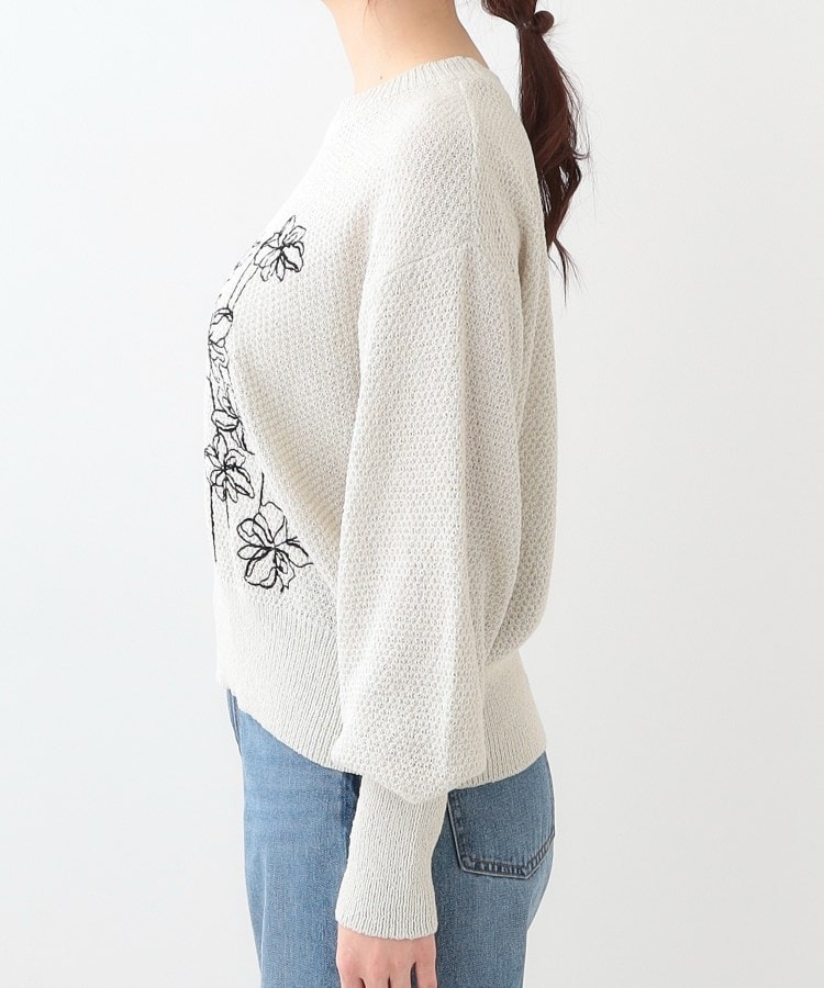 シューラルー/ドレスキップ(SHOO・LA・RUE/DRESKIP)の【S-LL】花柄刺繍ブークレニット14
