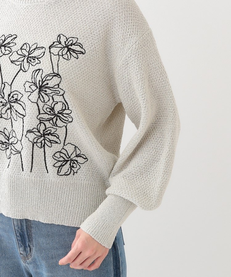 シューラルー/ドレスキップ(SHOO・LA・RUE/DRESKIP)の【S-LL】花柄刺繍ブークレニット17