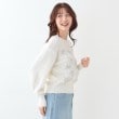 シューラルー/ドレスキップ(SHOO・LA・RUE/DRESKIP)の【S-LL】花柄刺繍ブークレニット2