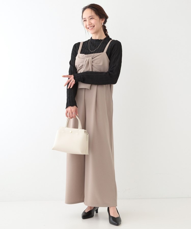 シューラルー/ドレスキップ(SHOO・LA・RUE/DRESKIP)の【S-LL】一枚でもインナーでも ふくれジャカード プチハイネックトップス11