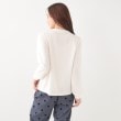 シューラルー/ドレスキップ(SHOO・LA・RUE/DRESKIP)の【洗える/S-LL/洗濯後しわになりにくい】ブラウス見えボウタイ風トップス2