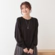 シューラルー/ドレスキップ(SHOO・LA・RUE/DRESKIP)の【洗える/S-LL/前後2WAY】クルーネックニットカーディガン8