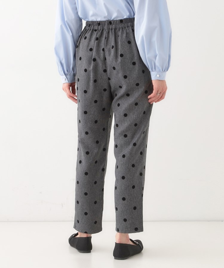 シューラルー/ドレスキップ(SHOO・LA・RUE/DRESKIP)の【S-LL】華やかさ引き立つ フロッキードット柄 テーパードパンツ10