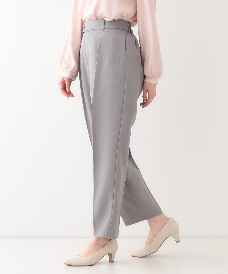 シューラルー/ドレスキップ(SHOO・LA・RUE/DRESKIP)の【S-LL】オフィスシーンでも活躍 タックテーパードパンツ2