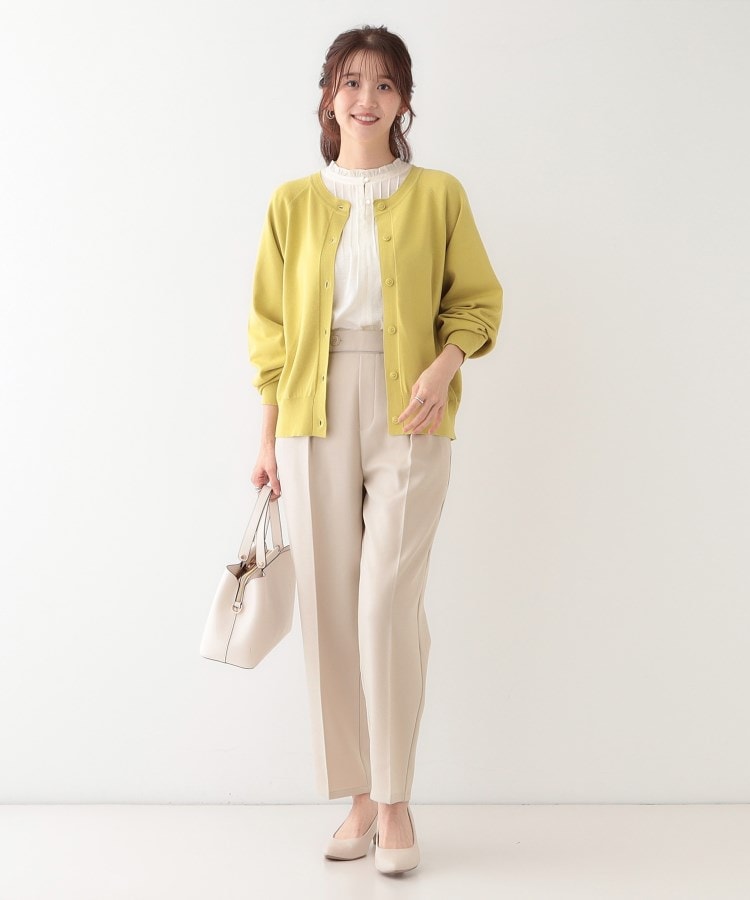 シューラルー/ドレスキップ(SHOO・LA・RUE/DRESKIP)の【S-LL】オフィスシーンでも活躍 タックテーパードパンツ11