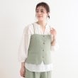 シューラルー/ドレスキップ(SHOO・LA・RUE/DRESKIP)の【セットアップ可】コーデが華やぐ 大人の麻調キャミビスチェ10