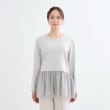 シューラルー/ドレスキップ(SHOO・LA・RUE/DRESKIP)の【S-LL/体型カバー】いつものコーデにプラスワン　裾チュールインナー13