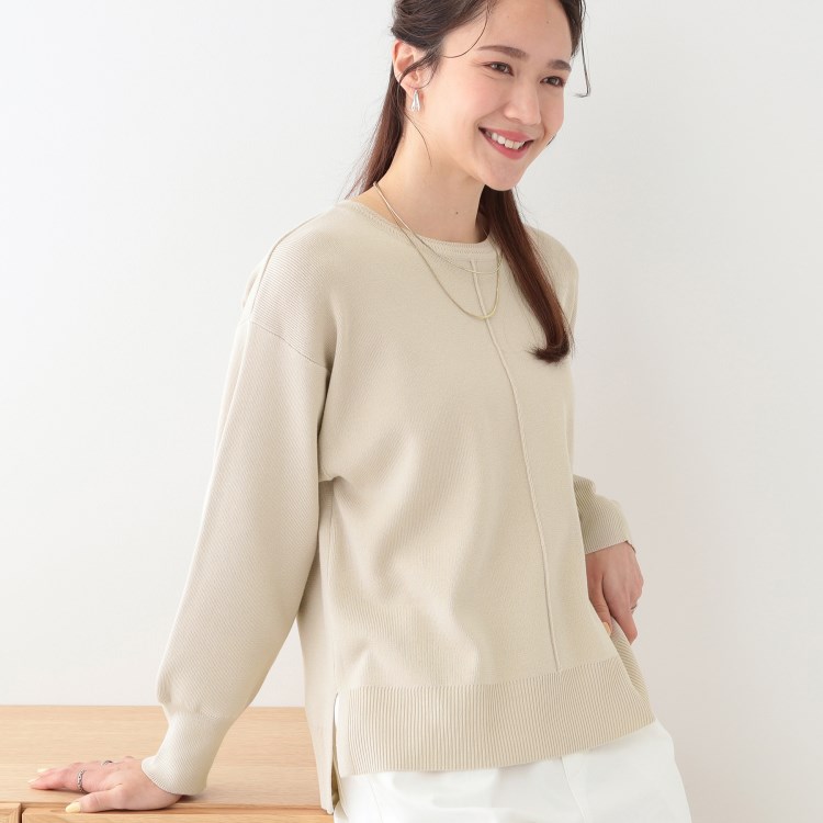 シューラルー/ドレスキップ(SHOO・LA・RUE/DRESKIP)の【S-LL/セットアップ可】インせず着られる さらっとなめらかニット ニット/セーター