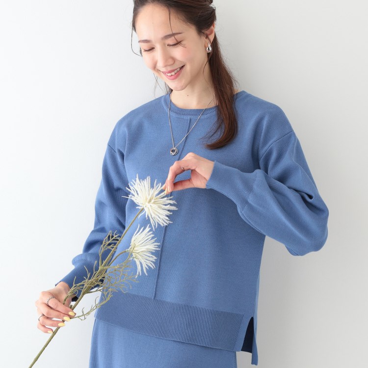 シューラルー/ドレスキップ(SHOO・LA・RUE/DRESKIP)の【S-LL/セットアップ可】インせず着られる さらっとなめらかニット ニット/セーター